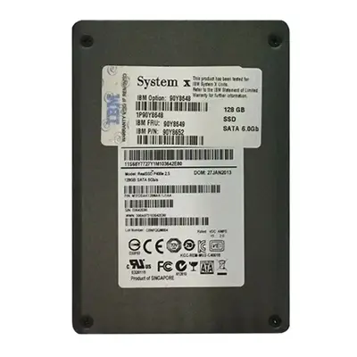 90Y8648 IBM 128GB Multi-Level Cell SATA 6Gb/s Hot Swappable 2.5-Inch Solid State Drive