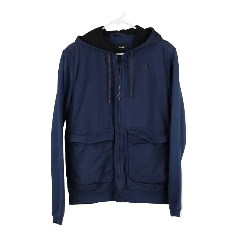 Hurley Jacket - Medium Navy Cotton Blend