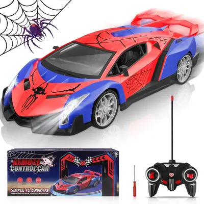 Spider Electric Remote Control Car, 1 Box Fast Rc Car Toy with Light & Controller, Hobby Race Car Toy, Birthday Gift Ideas, T...