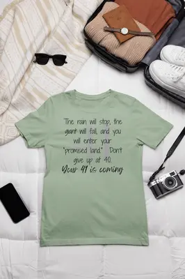 Don't Give Up At 40 Tee