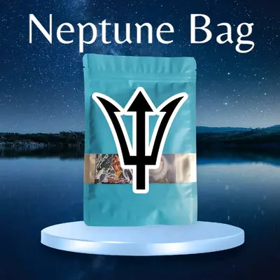 Neptune Bag with PSA/Beckett/CGC Graded Card and Pokemon Booster Pack