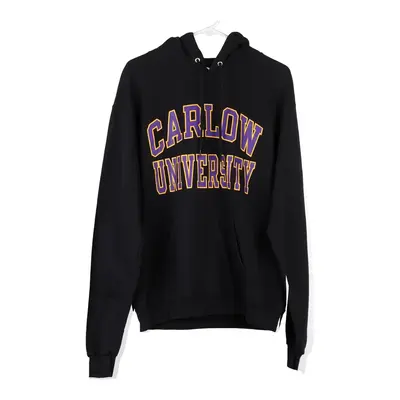 Carlow University Champion College Hoodie - Medium Black Cotton Blend