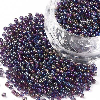 12/0 Grade A Round Glass Seed Beads