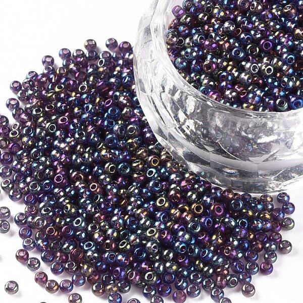 12/0 Grade A Round Glass Seed Beads