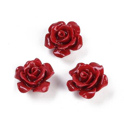 Synthetic Coral Carved Beads