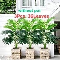 Artificial Palm Tree, Outdoor Faux Palm Tree, Decorative Plants for Garden, Patio, Yard, Home Living Room, Wedding, Hotel Dec...