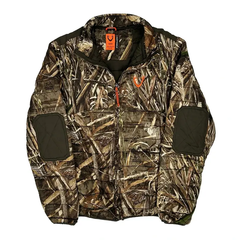 Huntshield Camo Puffer - Medium Green Polyester