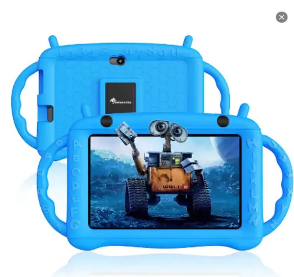 7 inch Tablet for Kids 3-6 32GB ROM Android Toddler Tablet with Bluetooth, WiFi, GMS, Parental Control, Dual Camera, Shockpro...