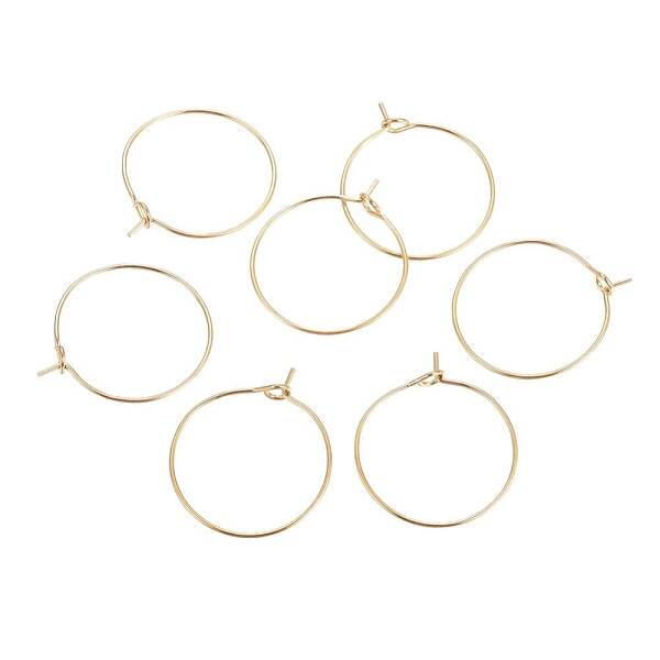 Ion Plating(IP) 316L Surgical Stainless Steel Hoop Earring Findings