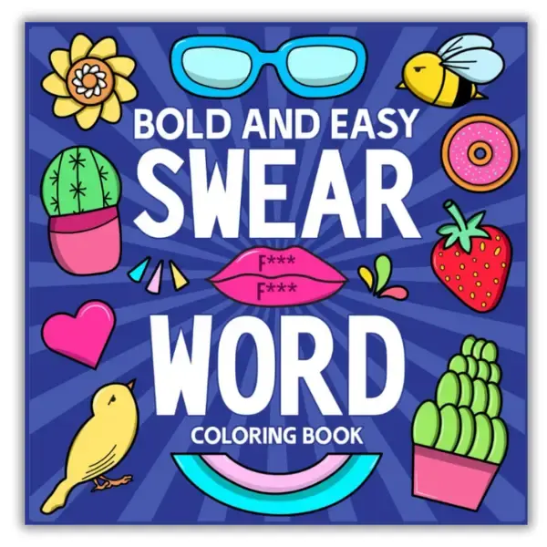 Halloween  Gift Bold and Easy Swear Word Coloring Book  Designs for Stress Relief & Relaxation for Paperback