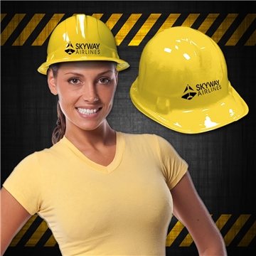 288 Promotional Yellow Plastic Construction Hat