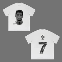Big Head Ronaldo T-Shirt, Ronaldo 2-Sided Vintage Tee, Unisex Soccer Shirt, Sweatshirt, Graphic Tees, Menswear Womenswear Str...