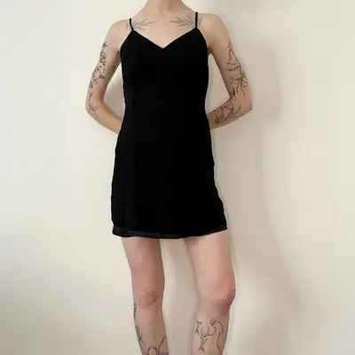 Max & Co Mini Dress - XS Black Viscose Blend