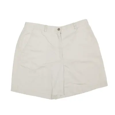 LIZ CLAIBORNE Chino Shorts Beige Regular Womens M W30