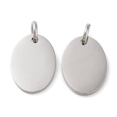 Non-Tarnish 304 Stainless Steel Stamping Blank Tag Pendants