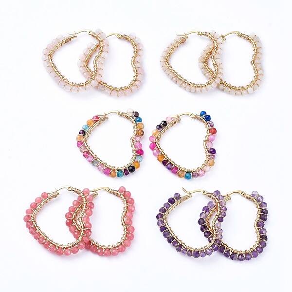 201 Stainless Steel Hoop Earrings