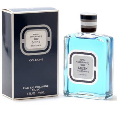 Royal Copenhagen Musk Cologne for Men - Cologne Splash 8.0 oz