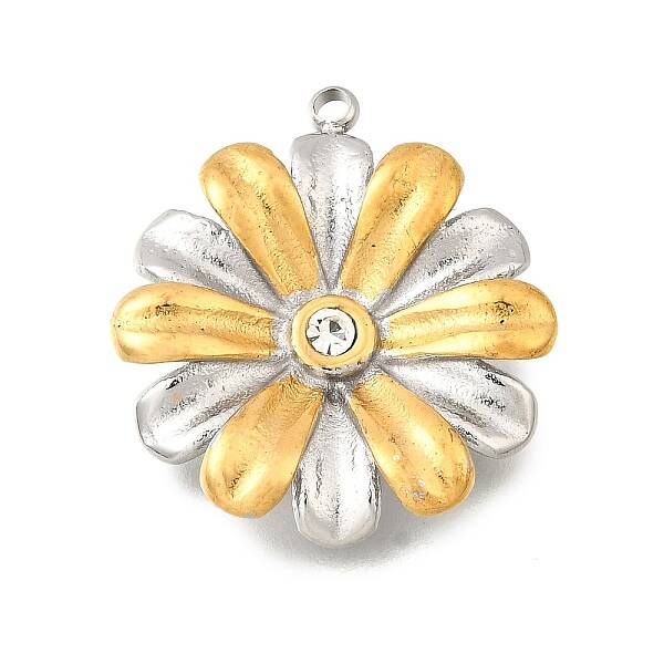 304 Stainless Steel & Rhinestone Pendants