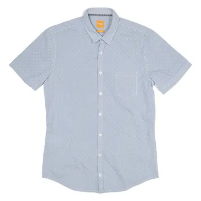 BOSS HUGO BOSS Extra Slim Fit Mens Shirt Blue Striped M