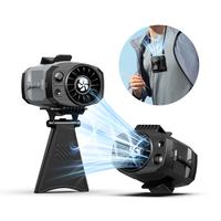 Father's Day Gift, Waist Cooling Fan,3 IN 1 Belt Fan,Handheld, Neck, 4-Speed Airflow, Up to 12 Hours of Operating Time, Recha...