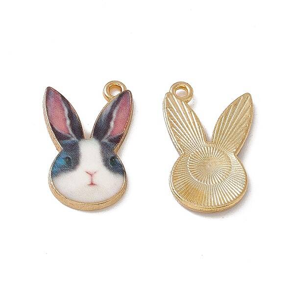Rack Plating Alloy Enamel Pendants