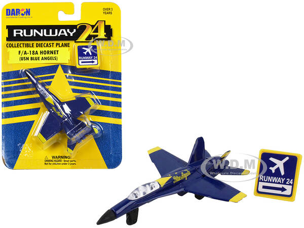 McDonnell Douglas F/A-18A Hornet Fighter Aircraft Blue \