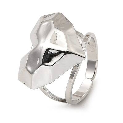 Non-Tarnish 304 Stainless Steel Open Cuff Rings