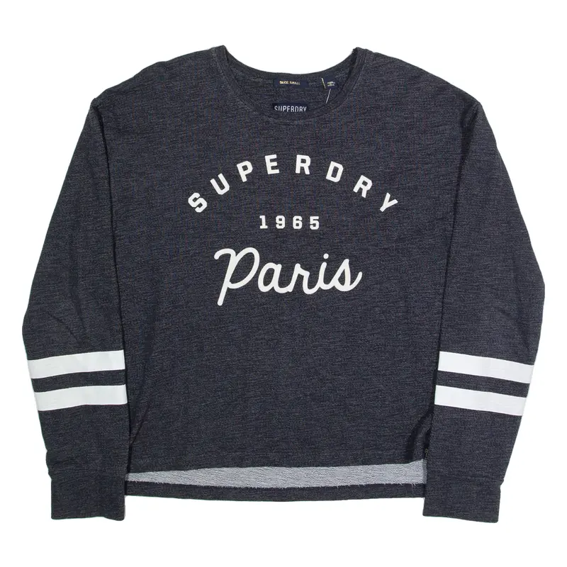 SUPERDRY Womens Sweatshirt Blue S