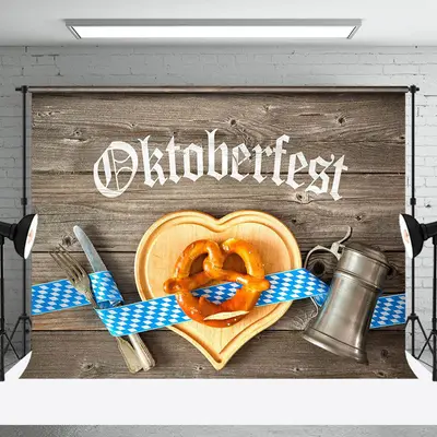 Tableware Bread Wooden Oktoberfest Party Backdrop