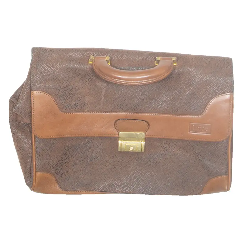 LAIPE Womens Handbag Brown Leather