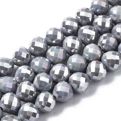 Electroplate Glass Beads Strands