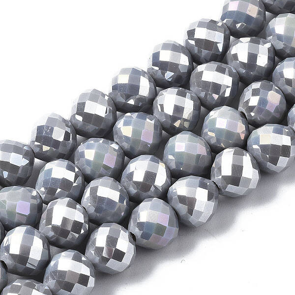 Electroplate Glass Beads Strands