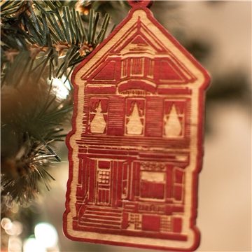 50 Custom Wood Ornaments: 4