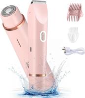 2 in 1 Painless Electric Shaver and Nose Trimmer - Rechargeable  Smooth Comfort Portable Rechargeable Hair Removal Tool Gold
