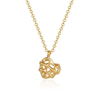 Hollow Heart Pendant Necklaces
