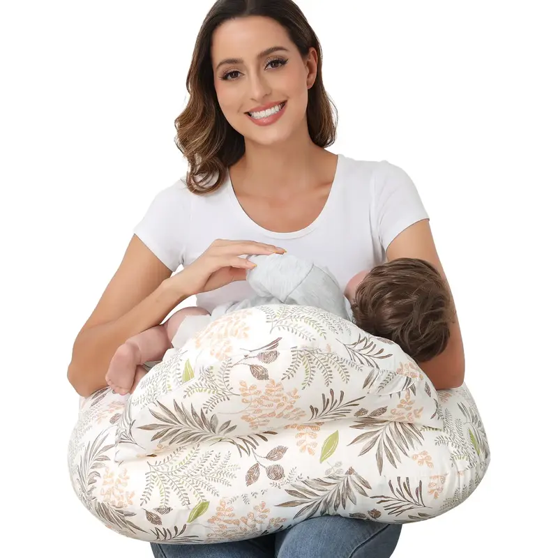 Nursing Pillow for Breastfeeding, Breastfeeding Essentials for Newborn, More Support for Mom and Baby, with Adjustable Waist ...