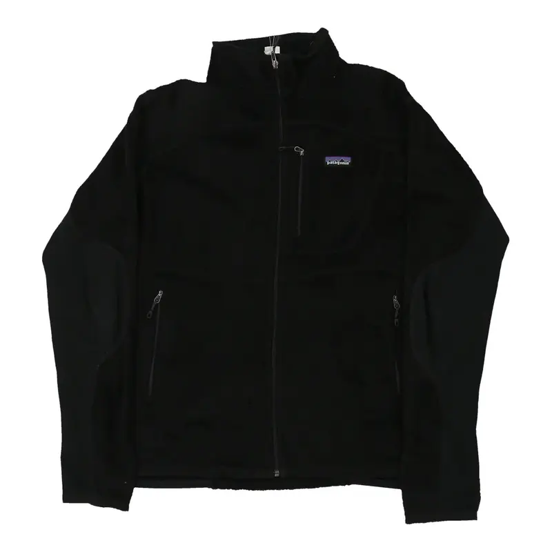 Patagonia Fleece Jacket - Large Black Polyester