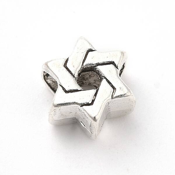 Tibetan Style Alloy European Beads