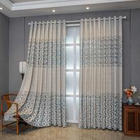 Geometric Pattern Curtain, 1 Panel Modern Simple Window Curtain, Home Decorative Curtain for Living Room, Balcony, Bedroom, R...