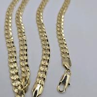 Cuban link fashion   new necklaces gold-plated diamond cut style 24\