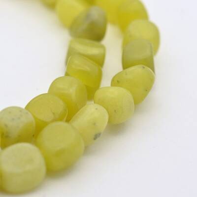 Natural Lemon Jade Bead Strands