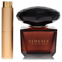 Versace Crystal Noir Travel Spray for Women – Captivating Gardenia & Amber, Envelop in a Luxurious & Mysterious Allure
