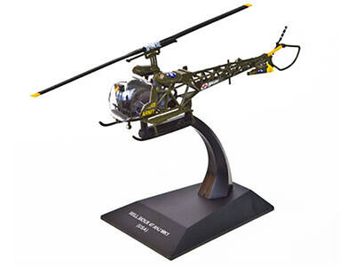 Bell OH-13G Sioux Helicopter 4077th Mobile Army Surgical Hospital (MASH) United States Army 1/72 Diecast Model by Altaya