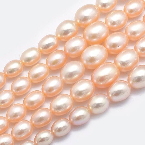 Natural Cultured Freshwater PearlBeads Strands
