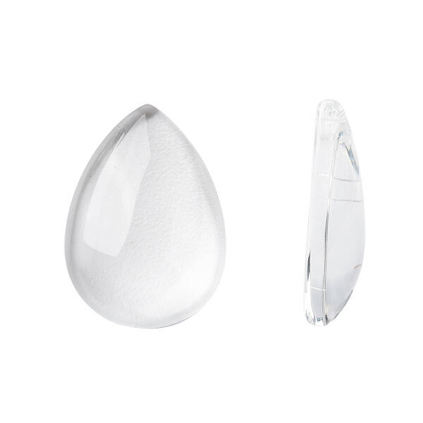 Transparent Teardrop Glass Cabochons
