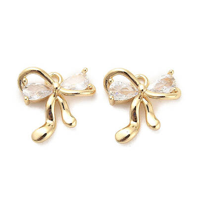 Brass Glass Charms