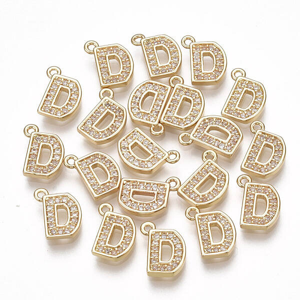 Brass Cubic Zirconia Charms