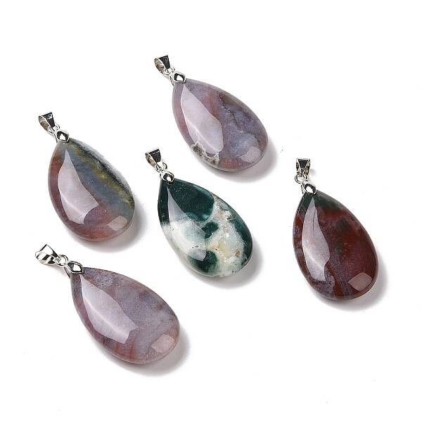 Natural Ocean Jasper Pendants