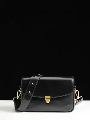 Smting zippered mini flap bag