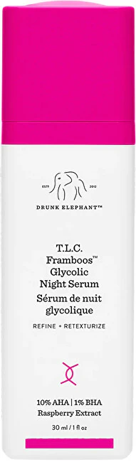 Drunk elephant TLC Framboos Glycolic Night Serum 30ml
